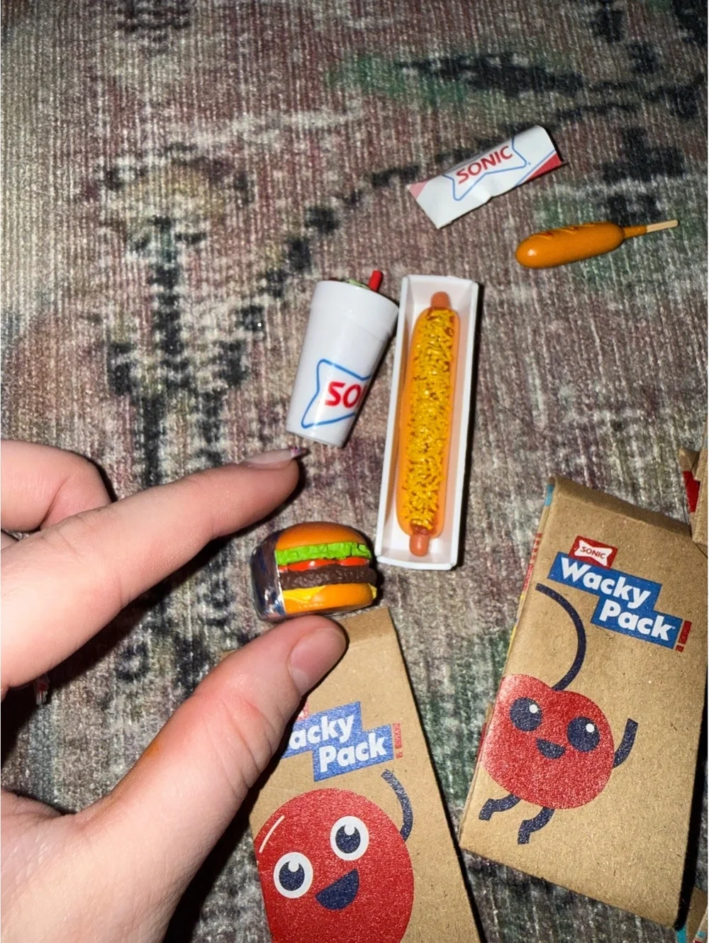 Mini brands mini sonic lot of items SONIC fast food dolls